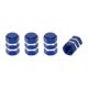 thumbnail image 1 of Tapones de vástago de válvula de neumático 7x17mm para automóvil, camión, motocicleta, bicicleta, cubiertas de polvo de válvula de neumático de aleación de aluminio azul decorativas, 1 of 1