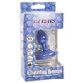 thumbnail image 1 of CalExotics Cheeky Gems Rechargeable Vibrating Silicone Anal Probe, Small, Blue, 1 of 7