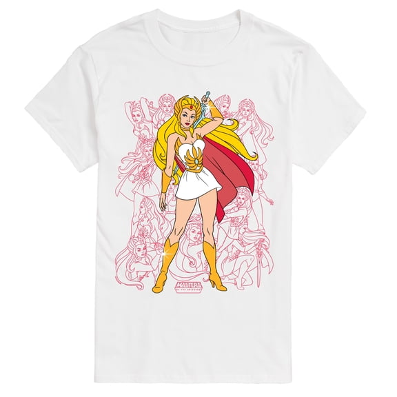 Masters of the Universe - Shera Collage - Men's Short Sleeve Graphic T-Shirt