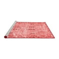 thumbnail image 2 of Ahgly Company Machine Washable Indoor Rectangle Abstract Red Modern Area Rugs, 3' x 5', 2 of 4