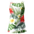 thumbnail image 5 of Tops de verano para mujer, camisa sin mangas con estampado de flores, camiseta holgada con cuello redondo y tiras huecas, blusa Pompotops lopia991740, 5 of 5