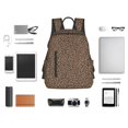 thumbnail image 4 of Balery Brown Leopard Mochila ligera para hombre y mujer: duradera e impermeable, ideal para la escuela, el trabajo, viajes y uso diario., 4 of 7