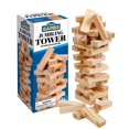 thumbnail image 1 of Juguetes Jumbling Tower Playmaker, juegos clásicos, madera natural, 39 unidades, 1 of 1