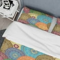 thumbnail image 4 of Designart 'Circular Retro Design IV' Mid-Century Modern Duvet Cover Set, 4 of 4