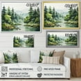 thumbnail image 4 of Designart "Calm Forests Landsacpe I" Landscapes Canvas Art Print, 4 of 5