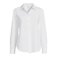 thumbnail image 3 of Time and Tru Women's Button Front Shirt, 3 of 5