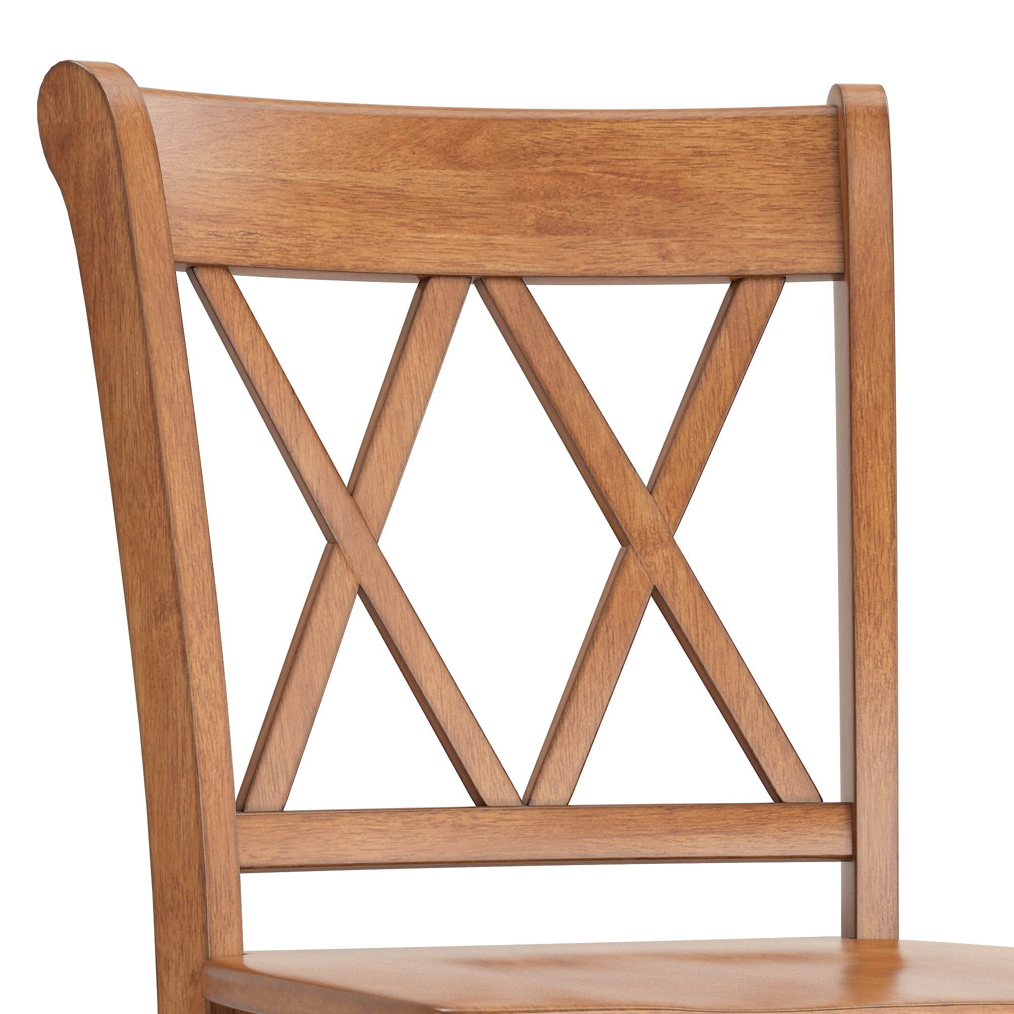 HumbleNest Farmhouse Bar Stool, Brown, Set of 2