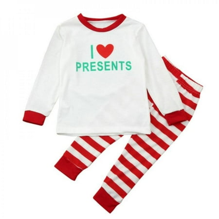 

[Big sale!]Family Match Men Women Kids Kids Christmas Sleepwear Nightwear Family Clothing Pyjamas Pajamas Suit Fashion Set