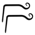 thumbnail image 2 of ODOMY Paquete de 2 Ganchos para Plantas de Pared de Hierro, Ganchos para Plantas con Soporte Metálico para Comederos de Pájaros de Jardín, Jardineras, Linternas, Campanas de Viento, 2 of 10