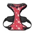 thumbnail image 5 of Lsque Hello Summer Flamingo Dog Harness, No-Pull Pet Harness with 2 Leash Clips, Adjustable Soft Padded Dog Vest with Easy Control Handle for Large Dogs-X-Large, 5 of 9