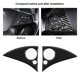 thumbnail image 4 of Wear-resistant Steering Wheel Button Frame Sticker, Black Steering Wheel Trim Sticker, Dustproof Car Steering Wheel Button Decor For W204 C-Class 2007-2010 ANGGREK Otros, 4 of 8