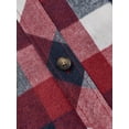 thumbnail image 2 of sogami Mens Plaid Button Up Shirt Casual Long Sleeve Flannel Shirts Relaxed Fit Cloth For Winter, 2 of 7