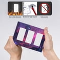 thumbnail image 4 of Game Neon Cyberpunk Style Switch Cover Decorative Wall Plate 3-Gang Screwless Standard Size, 4 of 5