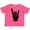 Vintage Hot Pink, variant on Inktastic Rocker Horns Boys or Girls Toddler T-Shirt