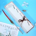 thumbnail image 1 of Feather Pen Set, Calligraphic Feather Pen, Student Gift With Cute Feather Decor Office , For Kids, Students School Type 1,Type 2,Type 3, 1 of 8