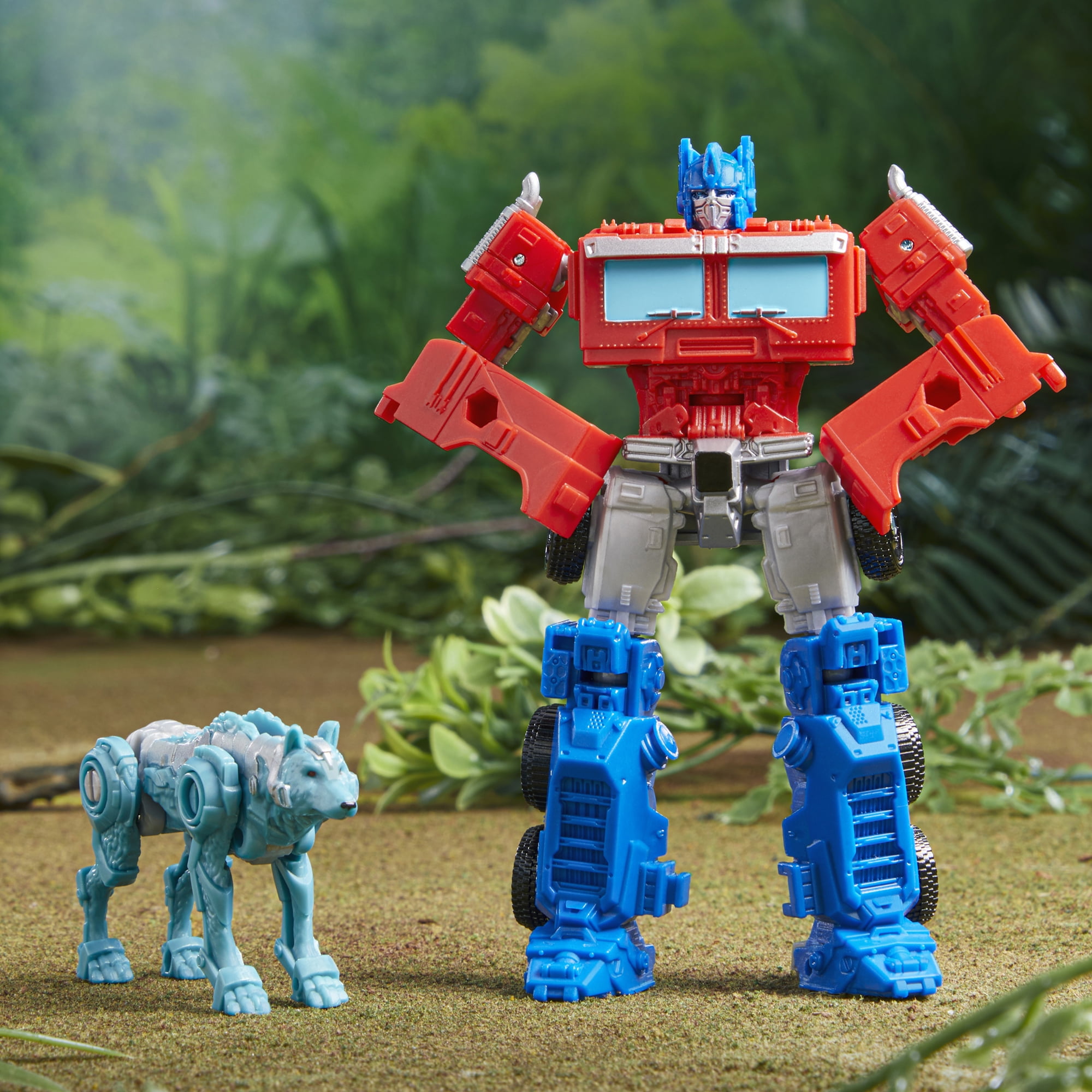 Transformers: Rise of the Beasts Optimus Prime & Chainclaw Action Figures, Ages 6+ (5.5”)
