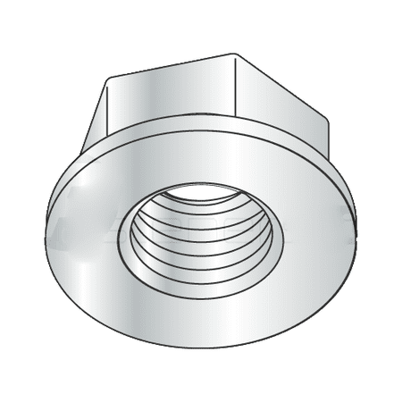 

5/8-11 Hex Flange Nuts / Non-Serrated / Steel / Zinc (Quantity: 150 pcs)