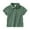 Green, variant on Boys Flannel Shacket Solid Short Sleeve Lapel Button Down Design Casual Outerwear Loose Fit Boys Tops Toddler Boys Girls Spring Summer Daily Fashion Top