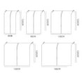 thumbnail image 2 of Accessories Dustproof Large Capacity Thicken Dress Storage Protect Clothes Dust Cover Clothing Hanging Organizer Covers Dust Cover Cloth 100X120CM, 2 of 8