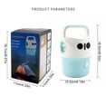 thumbnail image 3 of TopLLC Camping Essentials, Camping Gear, Camping Accessories Camping Light Outdoor Multifunctional Camping Light Long Range Led Rechargeable Emergency Light Romantic Ambience Tent Light Camping light, 3 of 9