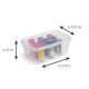 thumbnail image 2 of Contenedores de almacenamiento transparentes apilables de 6 cuartos de galón con tapas con cierre duradero, paquete de 12 cajas de almacenamiento resistentes con diseño transparente para la, 2 of 5