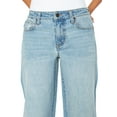 thumbnail image 4 of Celebrity Pink Women's and Women's Plus Baggy Wide Leg Jeans, Available in Regular, Short, Long Inseams, Sizes 1-24, 4 of 4