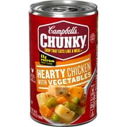 Campbell's Chunky Soup, Ready to Serve Chicken with Vegetables Soup, 18.6 oz Can