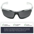 thumbnail image 2 of Polarized Wrap Around Sports Sunglasses for Men Women Driving Fishing Running Cycling Sun Glasses, 2 of 6