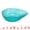 Lake Blue, variant on Unique Bargains Elegant Glass Teardrop Decorative Bowl Clear Gold Edge 6.5" x 2" x 2"