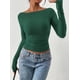 thumbnail image 4 of Remera PRETTYGARDEN Otoño 2025 con Laterales Fruncidos Crop Top M, 4 of 8