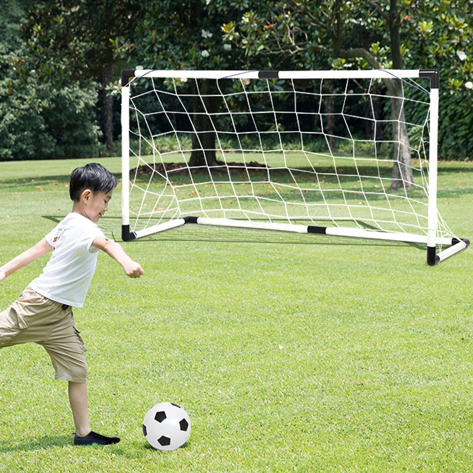 Kids Soccer Goal Kit indoor and toys Net, Ball, and Included Increase