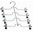 thumbnail image 3 of Mainstays, Multifunctional Metal Pants / Skirts Hangers with Adjustable Clips, Black, 3 of 8