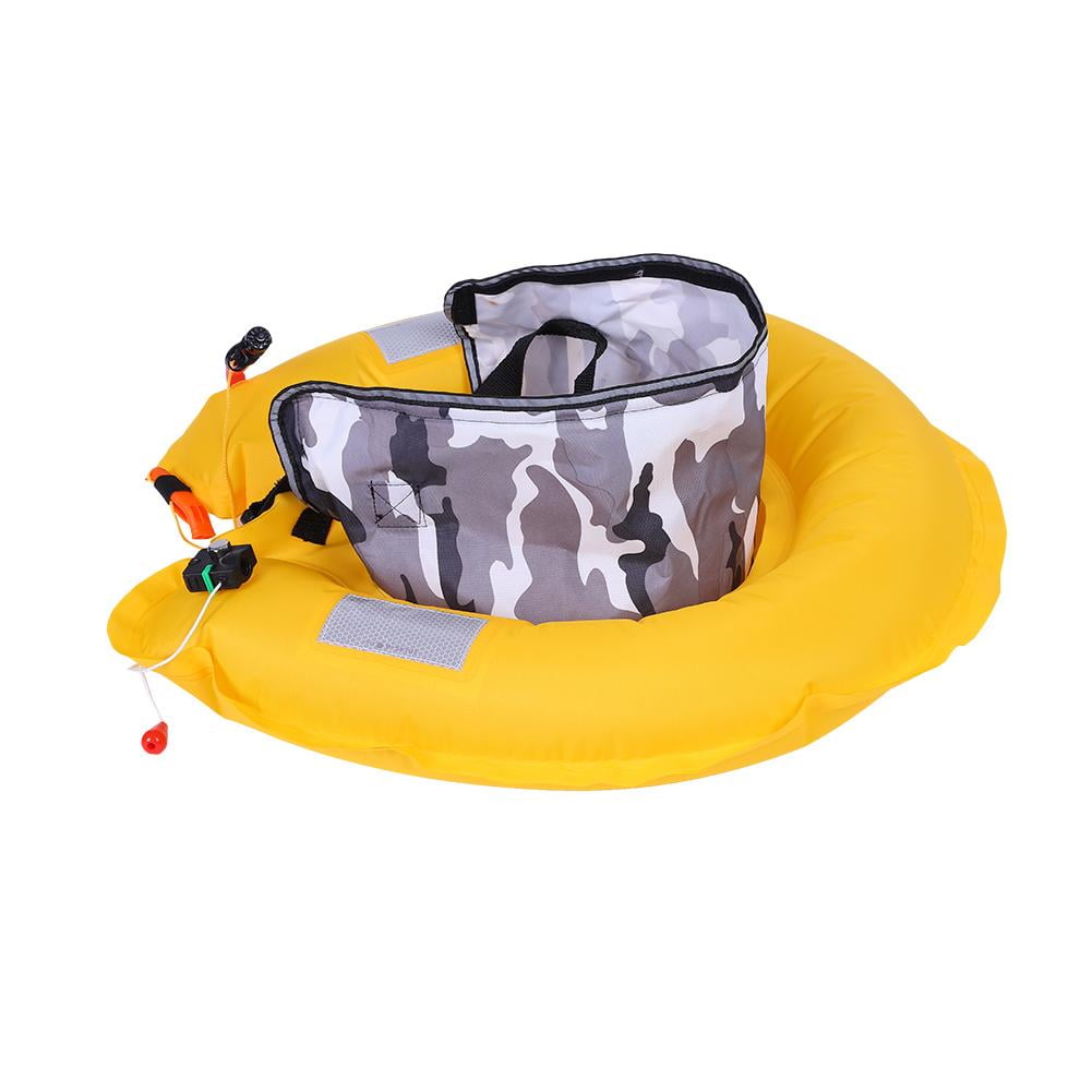 Tebru Life Jacket Bbelt, Inflatable Life Jacket Waist Belt Flotation