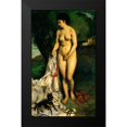 thumbnail image 2 of Renoir, Pierre-Auguste 12x18 Black Modern Framed Museum Art Print Titled - Bather With Griffon, 2 of 5