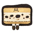 thumbnail image 1 of 1 pieza de bolsa para bolígrafos con forma de sándwich de frutas de dibujos animados, bolsa para bolígrafos con expresión divertida de dibujos animados, 17 x 12 x 2 cm, 1 of 5
