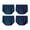 Navy4, variant on Kmdttou Underwear Women Pack 4PC Ladies And Man Comfortable Solid Color Large Size Abdominal Panties Hight Waiste Underpants (Regular & Plus Size)