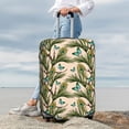 thumbnail image 3 of Lsque Butterflies And Peacock Feathers Printed Luggage Cover, Travel Luggage Protector,Scratch and Dirt Resistant, Fits 18-32 Inch Luggage - X-Large, 3 of 9