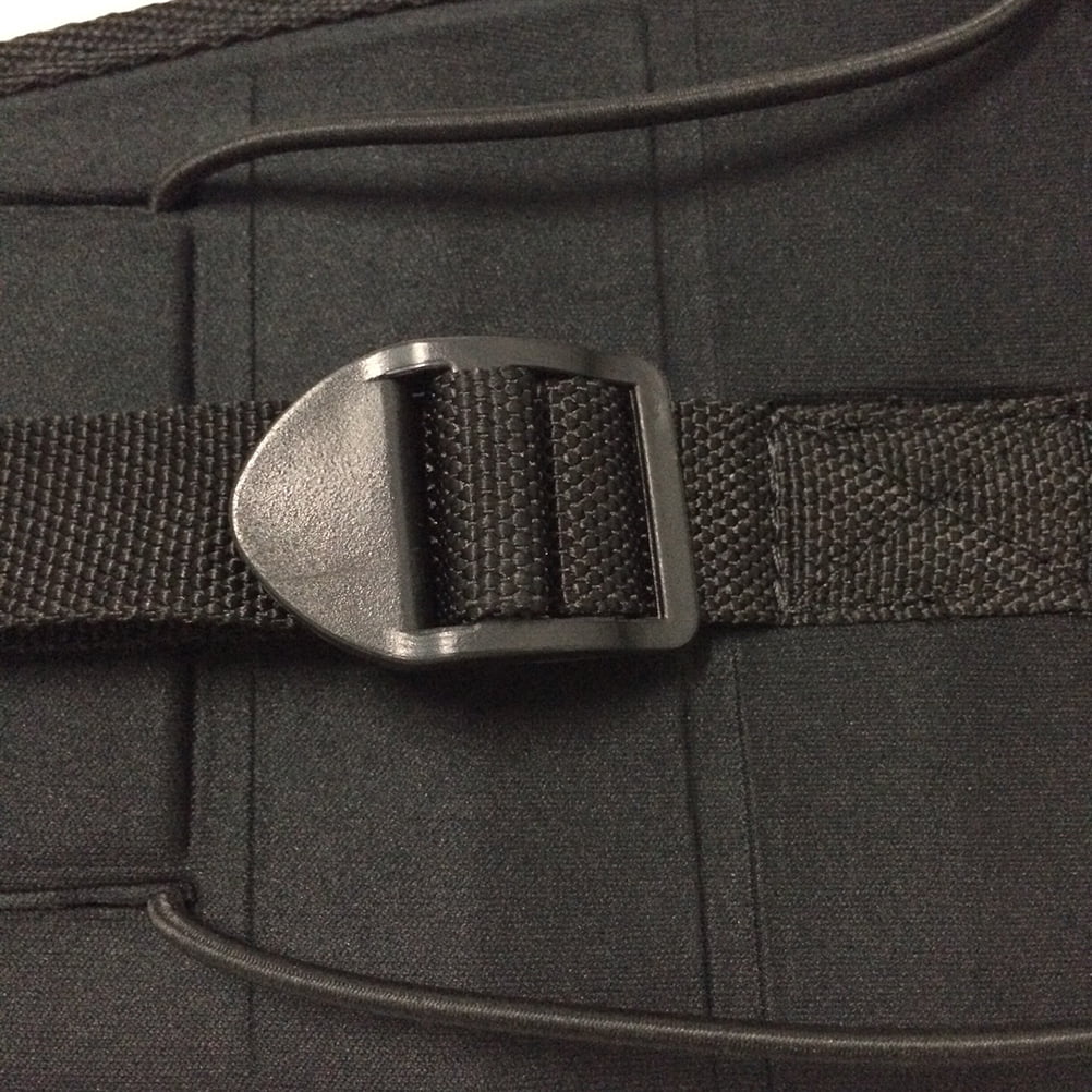Pyramidti Comfortable Kayak Padded Back Cushion Adjusatble Kayaking Backrest (Black)