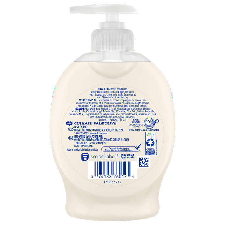 Softsoap Fresh Bottled Pump Hand Wash, Soothing Clean Aloe