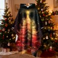 thumbnail image 2 of Wensltd Women's Christmas Long Sleeve Cape Holiday Party Hooded Shawl Costume Fashion Clothing, 2 of 9