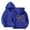 Dark Blue, variant on Mercatoo Hoodies for Girls Bow Graphic Oversized Leopard Hooded Sweatshirt Long Sleeve Cute Trendy Casual Pullover Tops