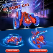 JBeeCtrl Remote Control Car 360° Flips 4WD Wheel Rechargeable Stunt Battery-Powered RC Car Christmas Birthday Gift for Kids Boys