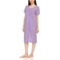 thumbnail image 5 of Ezi Women's Short Sleeve Cotton-rich House Dress Duster, 5 of 5