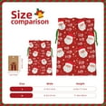 thumbnail image 4 of XMXT Christmas Drawstring Gift Bags, Santa Claus Cartoon Print Wrapping Sacks Candy Packing Bag Party Decorations Favor Bags, S, 4 of 8