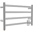 thumbnail image 7 of HEATGENE Towel Warmer 4 Bar Towel Dryer Wall-Mounted Plug-in Bath Towel Heater - Brushed, 7 of 7