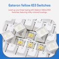 thumbnail image 4 of Teclado mecánico DROP Togekey TKL Gateron Yellow con LED, 4 of 8