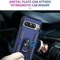 thumbnail image 5 of TECH CIRCLE Armor Cover for Google Pixel 8 Pro,Heavy Duty Shockproof Ring Holder Kickstand Hybrid Rugged Case Military Grade Drop Protection Phone Case Support Magnetic Car Mount ,Blue, 5 of 7