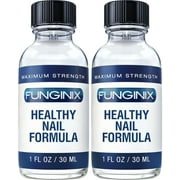 Funginix Healthy Nail Formula - Finger and Toe Fungus Treatment, Anti-Fungal Remedy, 2 Bottles