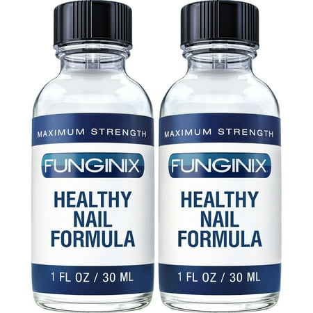 Funginix Healthy Nail Formula - Finger and Toe Fungus Treatment, Anti-Fungal Remedy, 2 Bottles