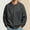 Dark Gray, variant on Mens Cardigan Sweaters Crew Neck Button Front Soft Knit Pullover Drop Shoulder Long Sleeve Loose Fit Casual Outerwear Tops